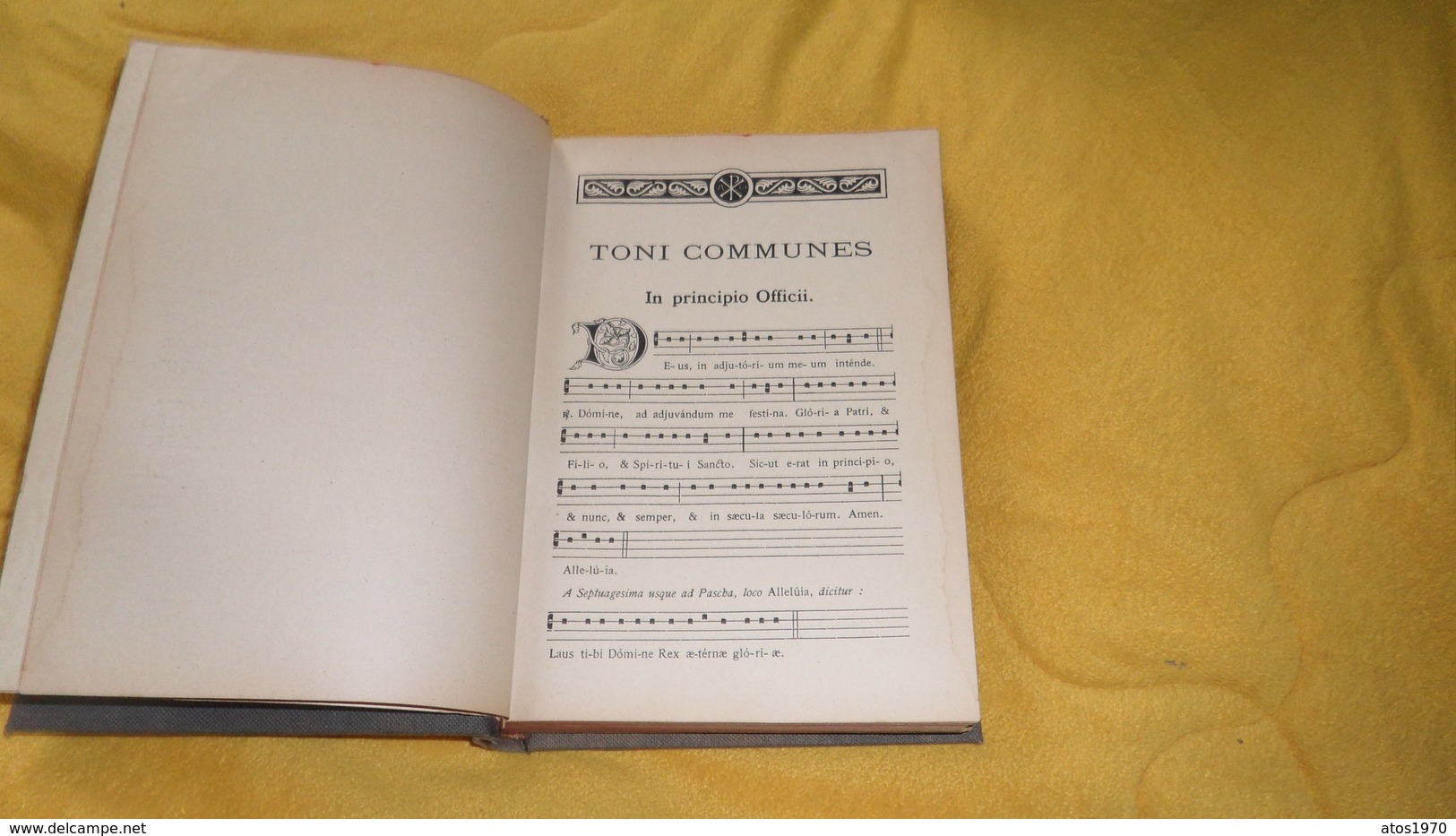 LIVRE RELIGIEUX DE CHANTS DE 1895. / LATIN ?. / LIBER RESPONSORIALIS PRO FESTIS I. CLASSIS ET COMMUNI SANCTORUM JUXTA... - Autres & Non Classés