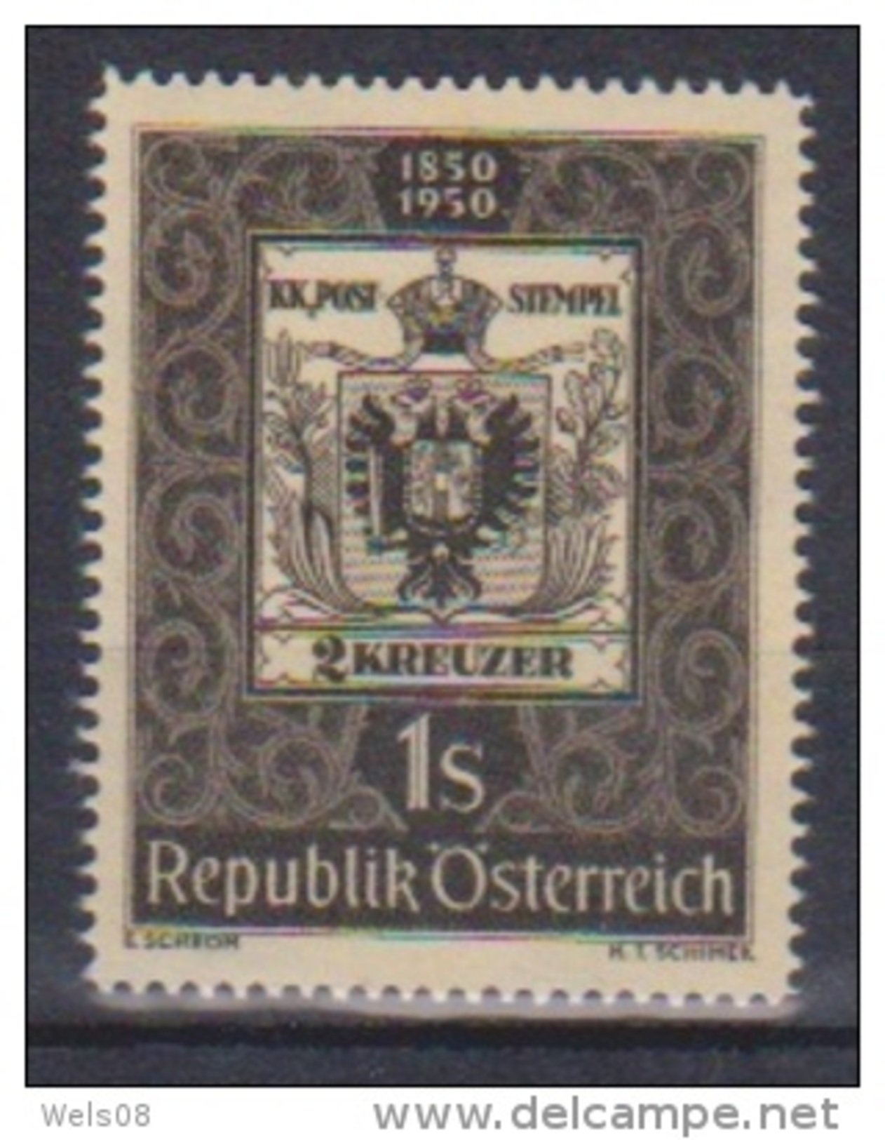 Österreich 1950: " Tag Der Briefmarke" Postfrisch (siehe Foto/Scan) - Ungebraucht