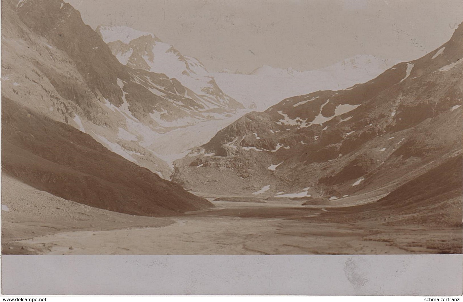 Foto AK Amberger Hütte Gasthof Baude Sulztal Sulztalferner Gletscher A Längenfeld Gries Österreich Autriche Amberg - Längenfeld