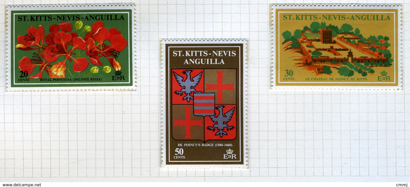 1971 - ST. KITTS, NEVIS & ANGUILLA  - Mi. Nr. 234/240 - NH - (CW2427.39) - St.Kitts En Nevis ( 1983-...)