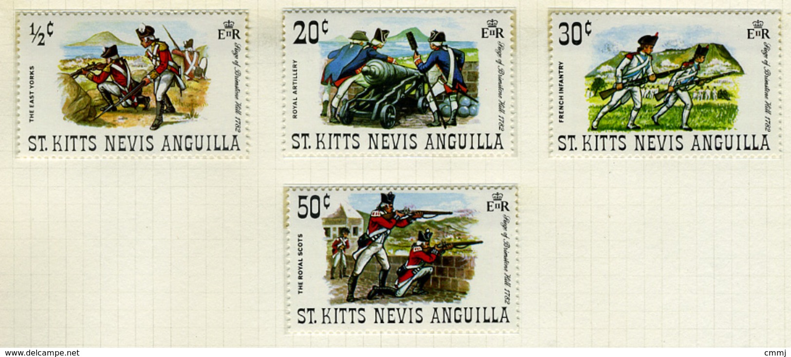 1971 - ST. KITTS, NEVIS & ANGUILLA  - Mi. Nr. 237/240 - NH - (CW2427.39) - St.Kitts E Nevis ( 1983-...)