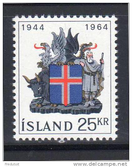 ISLANDE - N° 380  **  (1964) - Nuovi