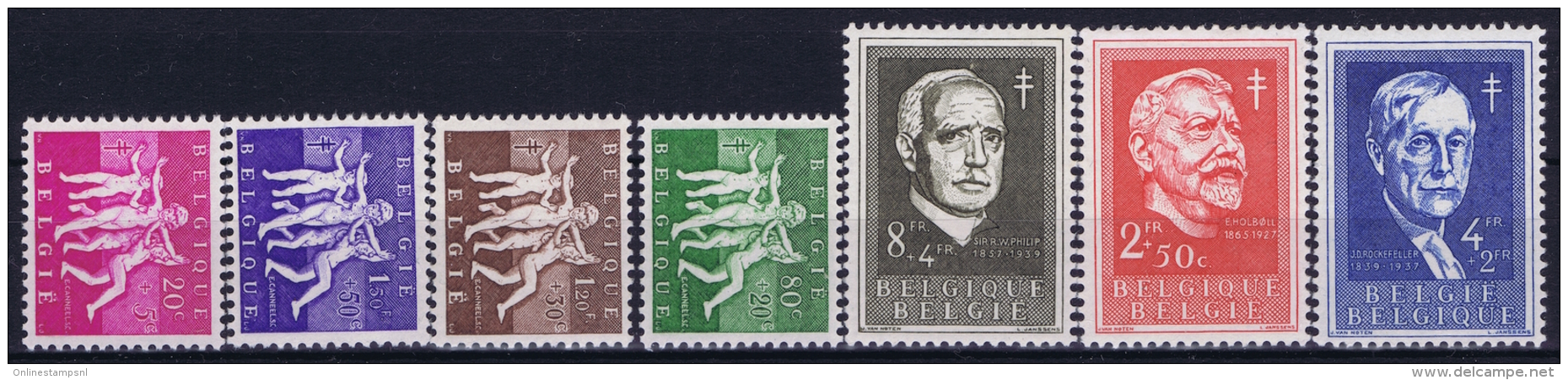 Belgium: OBP Nr 979 - 985  MNH/**/postfrisch/ Neuf Sans Charniere 1955 - Ungebraucht