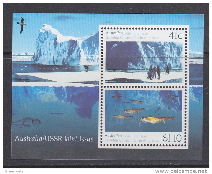 Australia 1990 Antarctica / Joint Issue With USSR M/s ** Mnh (31540) - Unused Stamps