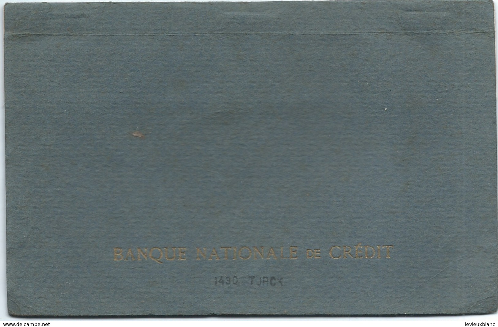 Carnet De Chéques ( Vide) / Banque Nationale De Crédit / TURCK/Paris/1922-1923        BA55 - Cheques En Traveller's Cheques