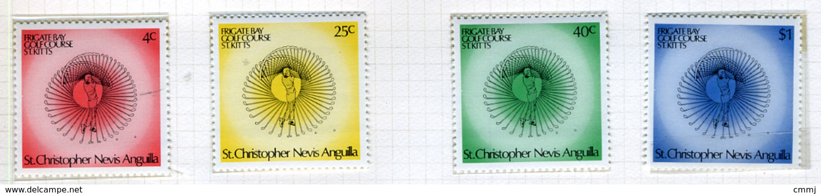 1975 - ST. CHRISTOPHER, NEVIS & ANGUILLA  - Mi. Nr. 301/304 - NH - (CW2427.41) - St.Kitts E Nevis ( 1983-...)