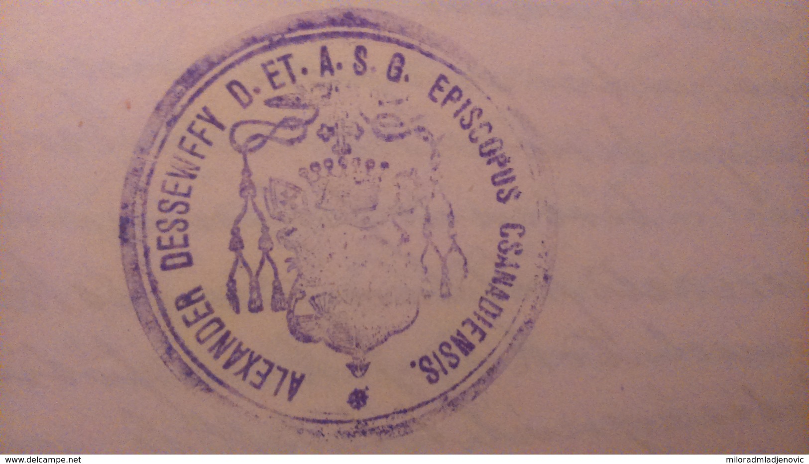 Temesvar 1903, Episkopus Document - Romania