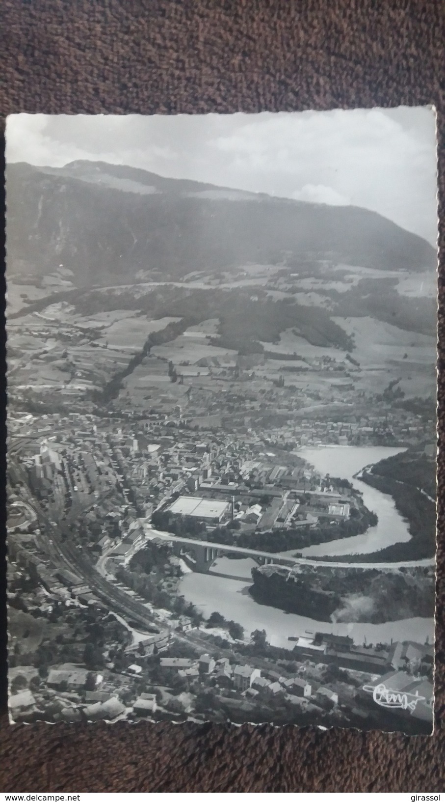 CPSM BELLEGARDE AIN VUE AERIENNE ED CIM - Bellegarde-sur-Valserine