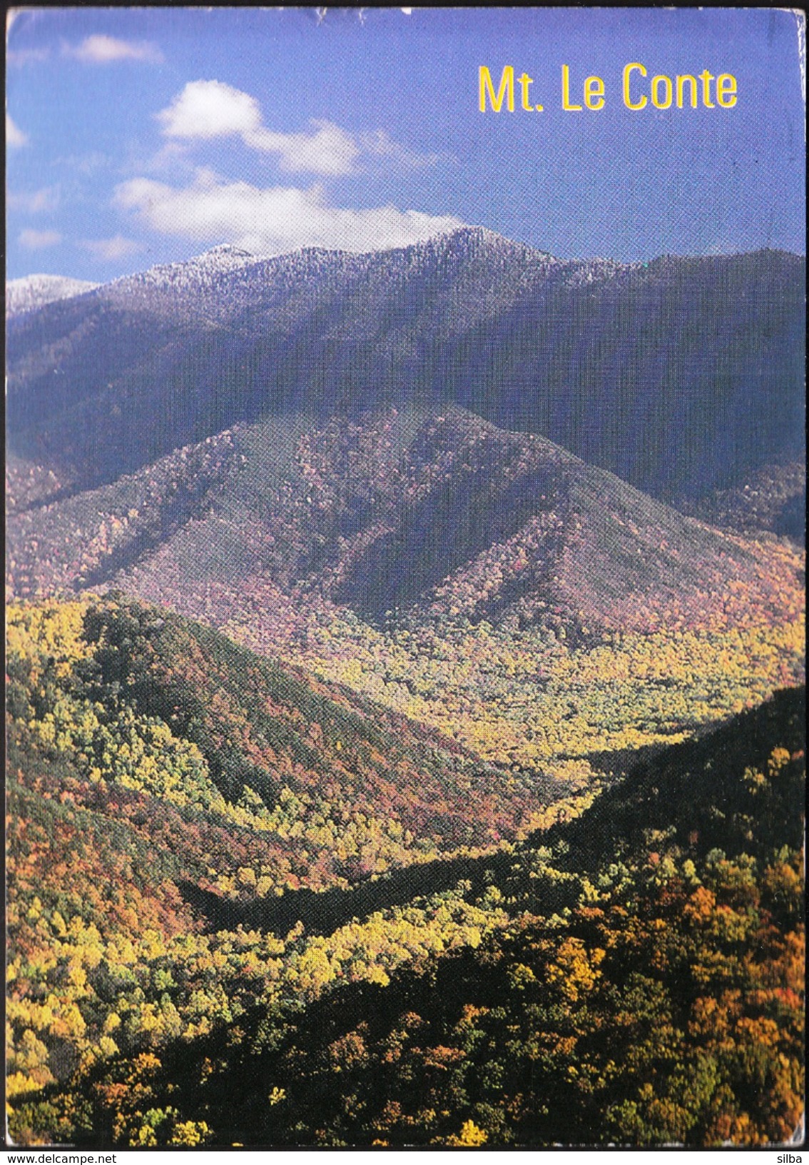 United States Knoxville 1990 / Tennessee / Autumn - Mt. Le Conte / Great Smoky Mountains - Knoxville