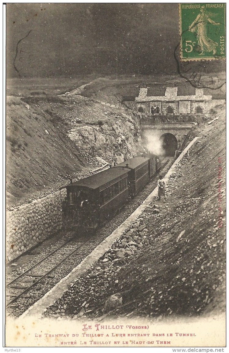 88   LE THILLOT  Le Tramway Du Thillot à Lure Entrant Dans Le Tunnel - Le Thillot