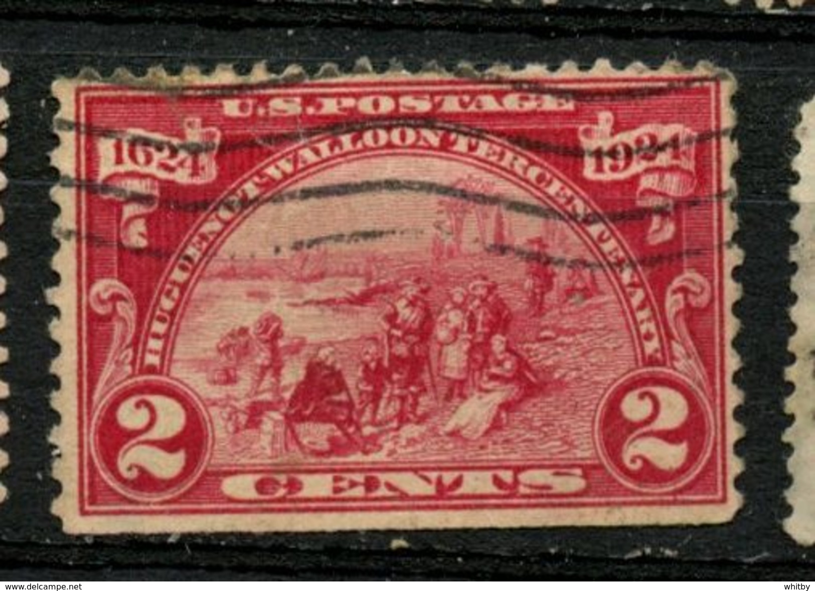 USA 1924 2 Cent Landing At Fort Orange Issue #615 - Oblitérés