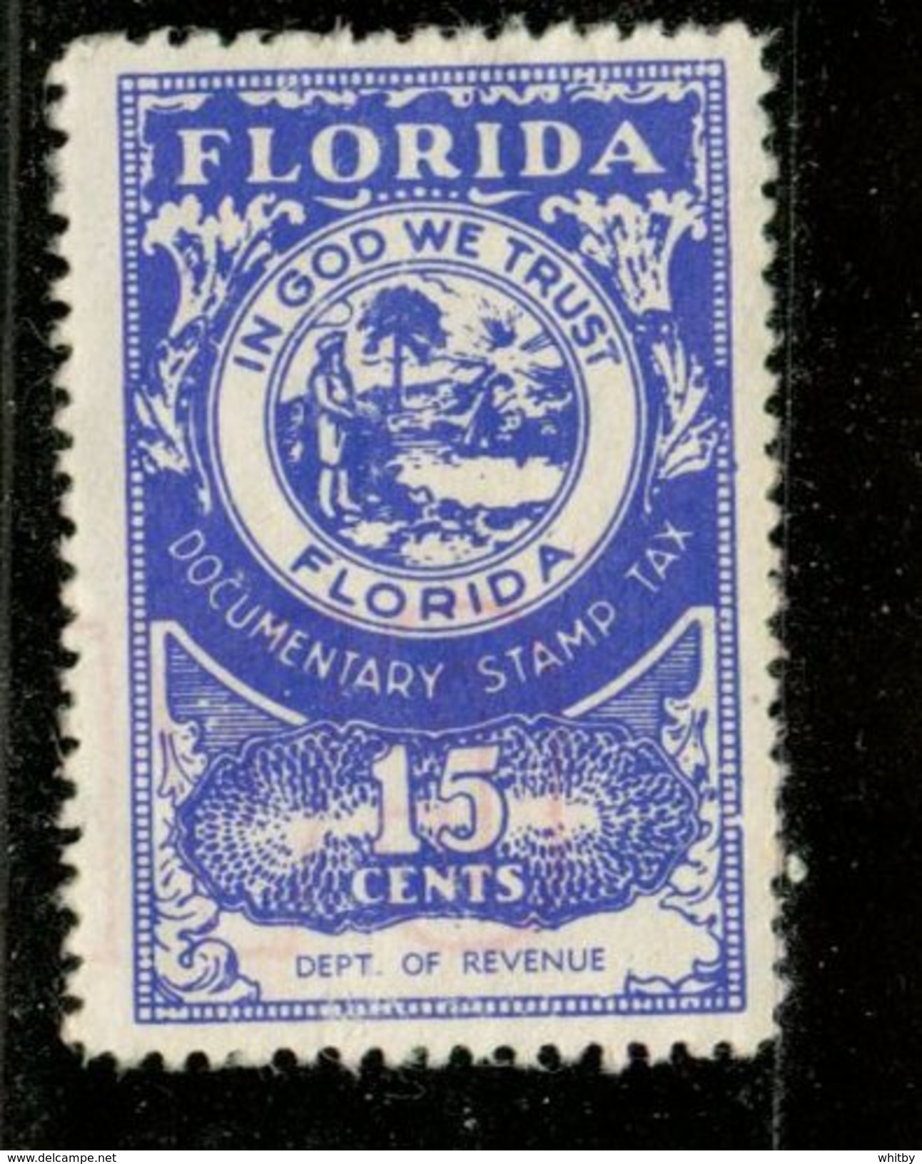 USA Florida 15 Cent Documentary Stamp Tax - Unclassified