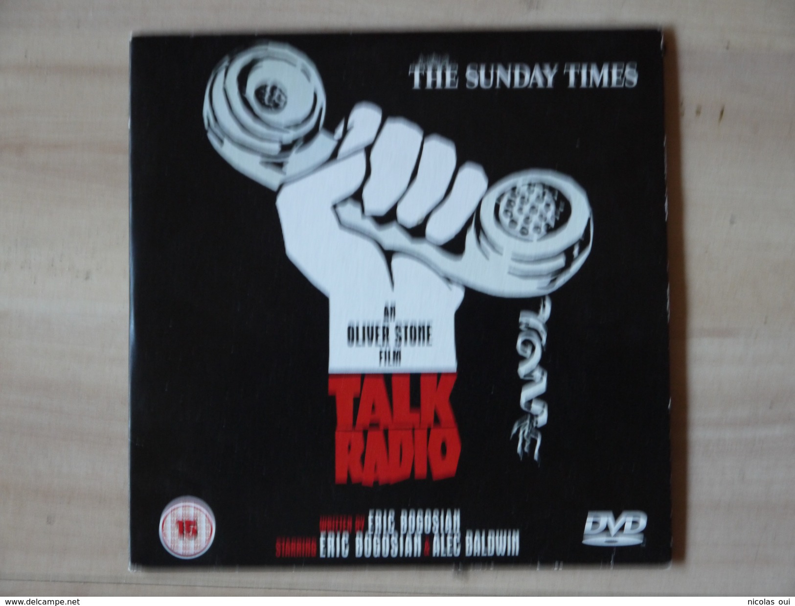 THE SUNDAY TIMES   TALK RADIO  OLIVER STONE   BOGOSIAN  BALDWIN - Documentari