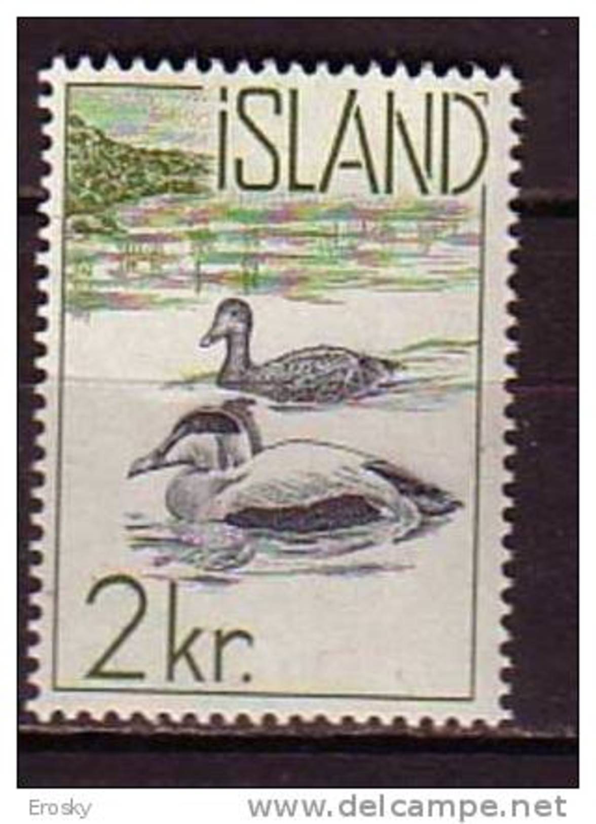 Q1201 - ISLANDE ICELAND Yv N°296 ** OISEAUX - Neufs