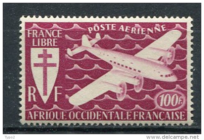 AOF -  Yv.  PA  N°  3   ** MNH   100f  Série Londres   Cote  4 Euro  TBE  2 Scans - Neufs