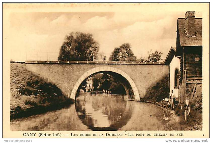 76 - 240417 - CANY - Les Bords De La Durdent - Le Pont Du Chemin De Fer - Cany Barville