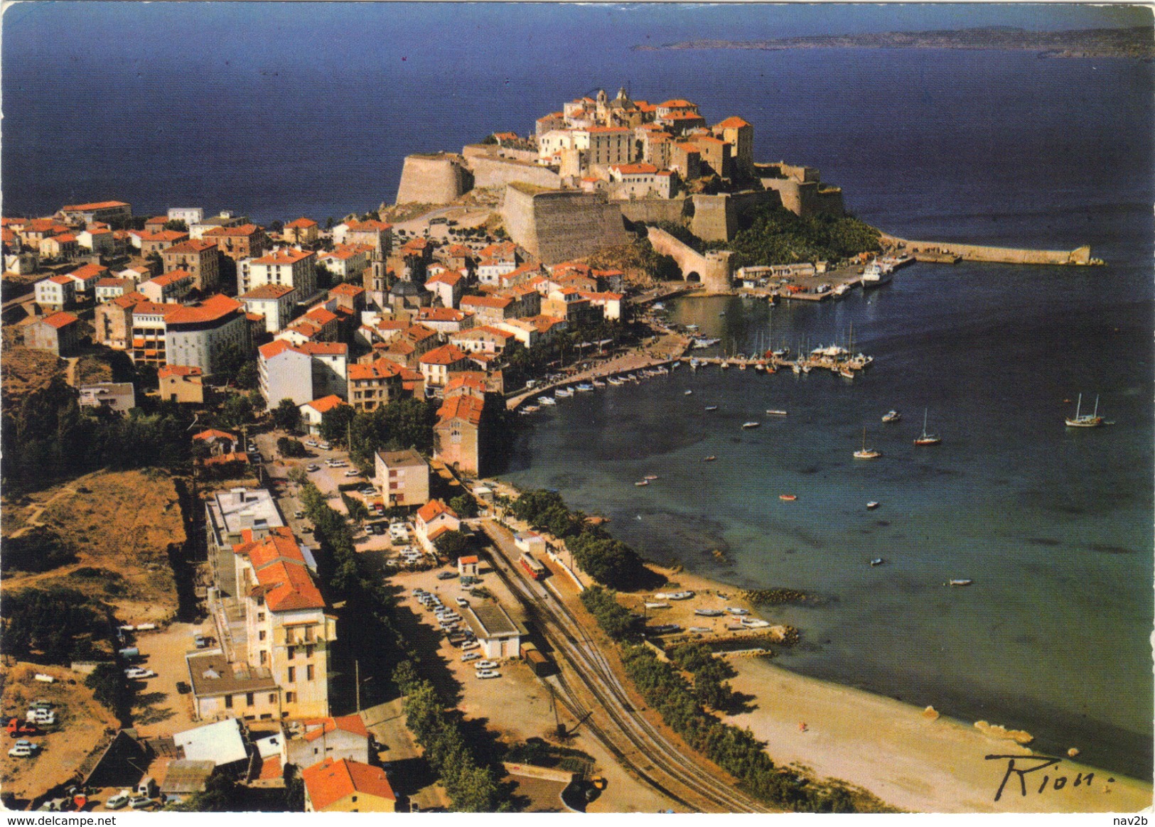 Corse ;  CALVI  .   Vue Aérienne . Circulée - Calvi