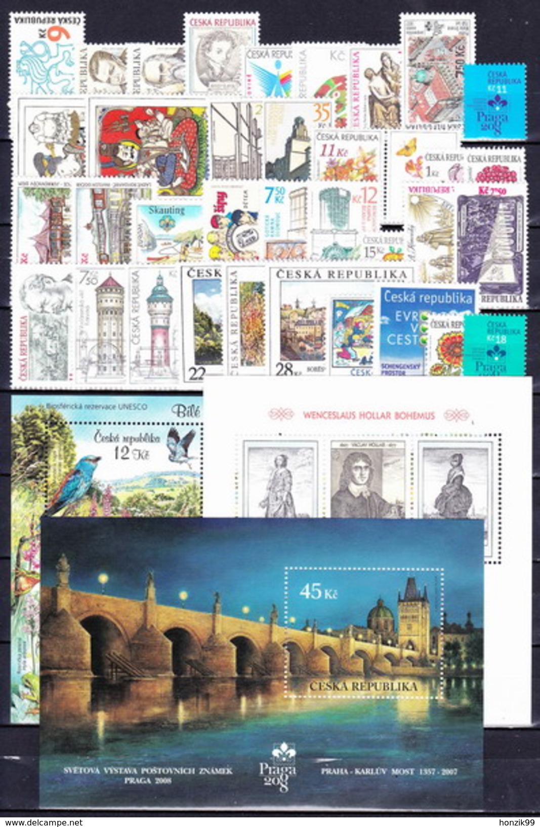 ** Tchéque République 2007 Mi 498-538 L´année Complete, (MNH) - Volledig Jaar