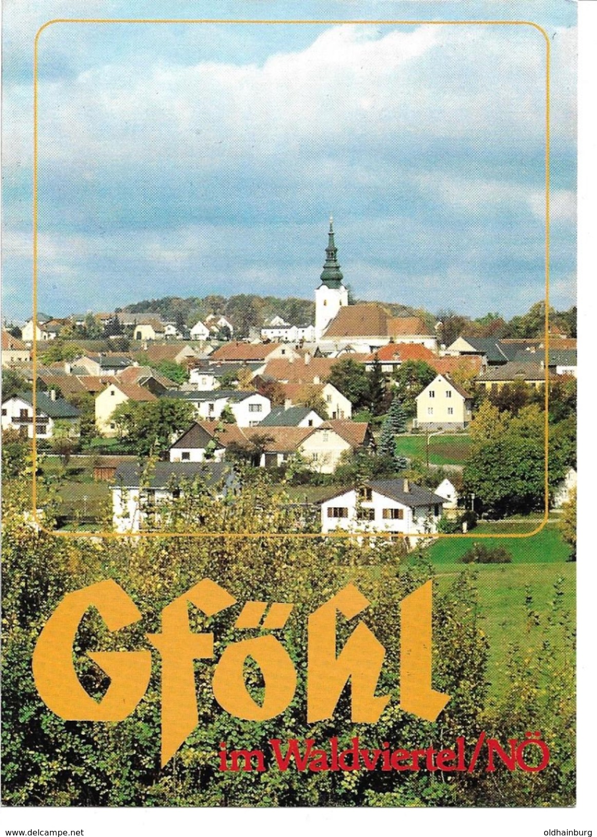 1402h: Zwei Heimatbelege Aus 3542 Gföhl, Ballonpost - Krems An Der Donau