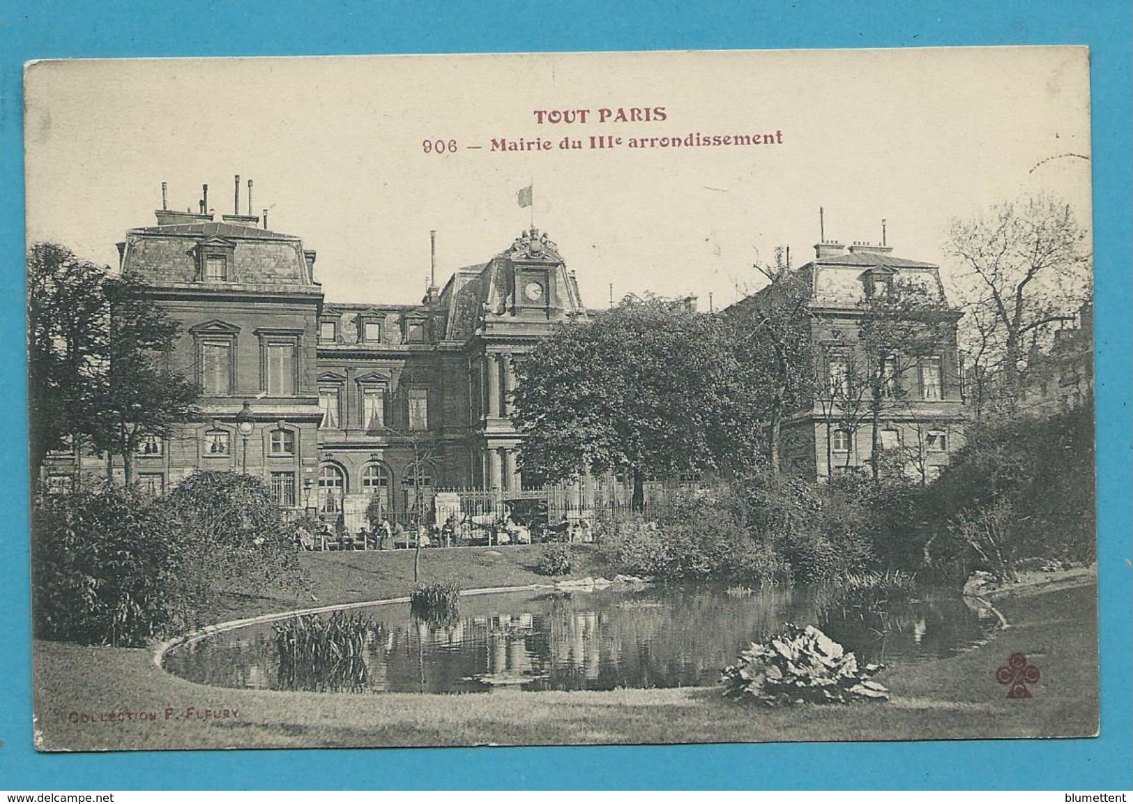 CPA TOUT PARIS 906 - Mairie Du IIIè (IIIème) Ed. FLEURY - Paris (03)