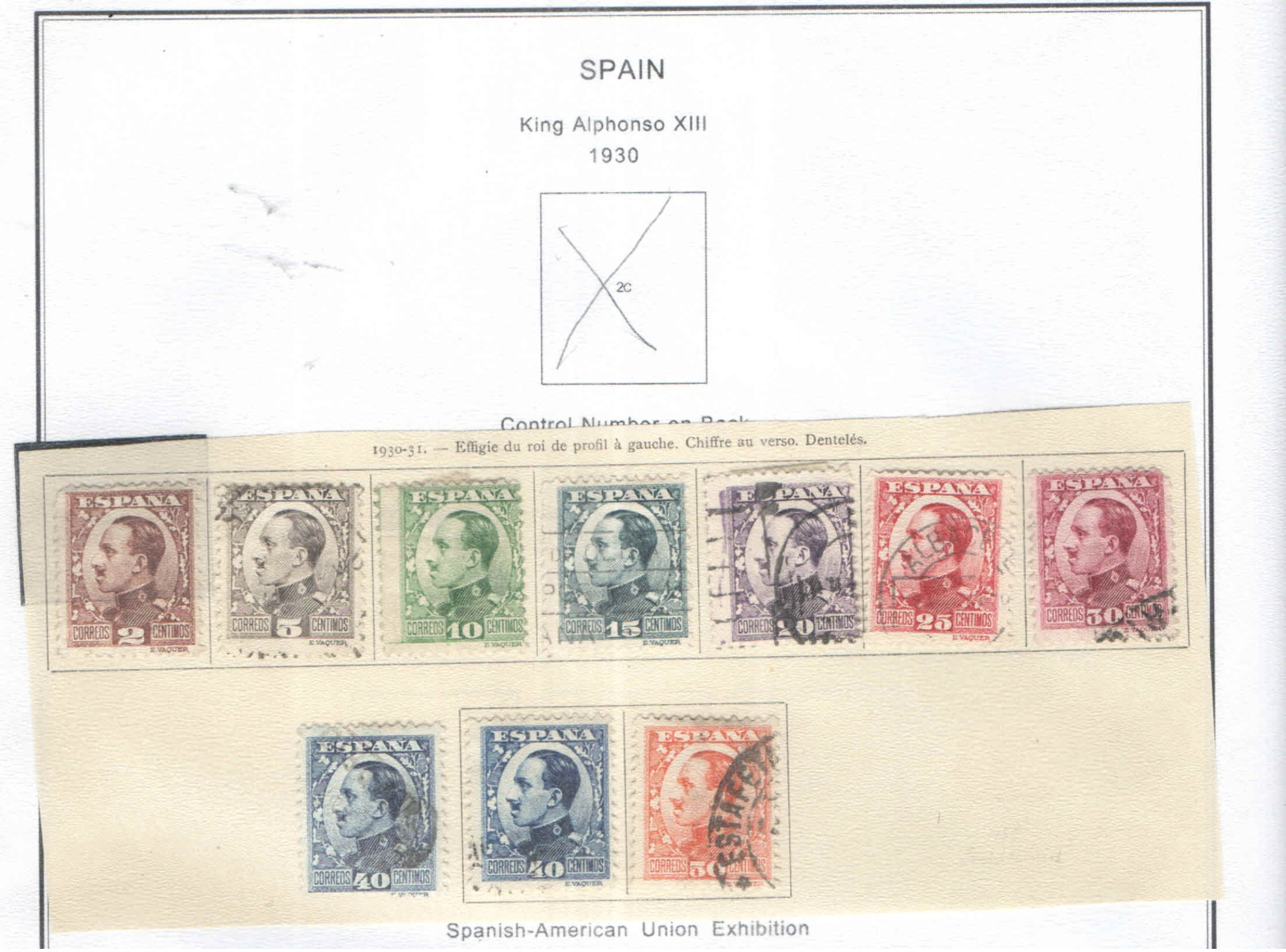 Spagna 1930 Re Alfonso XXIII° Left N.10 Valore  Scott 406/414 See Scans - Usati