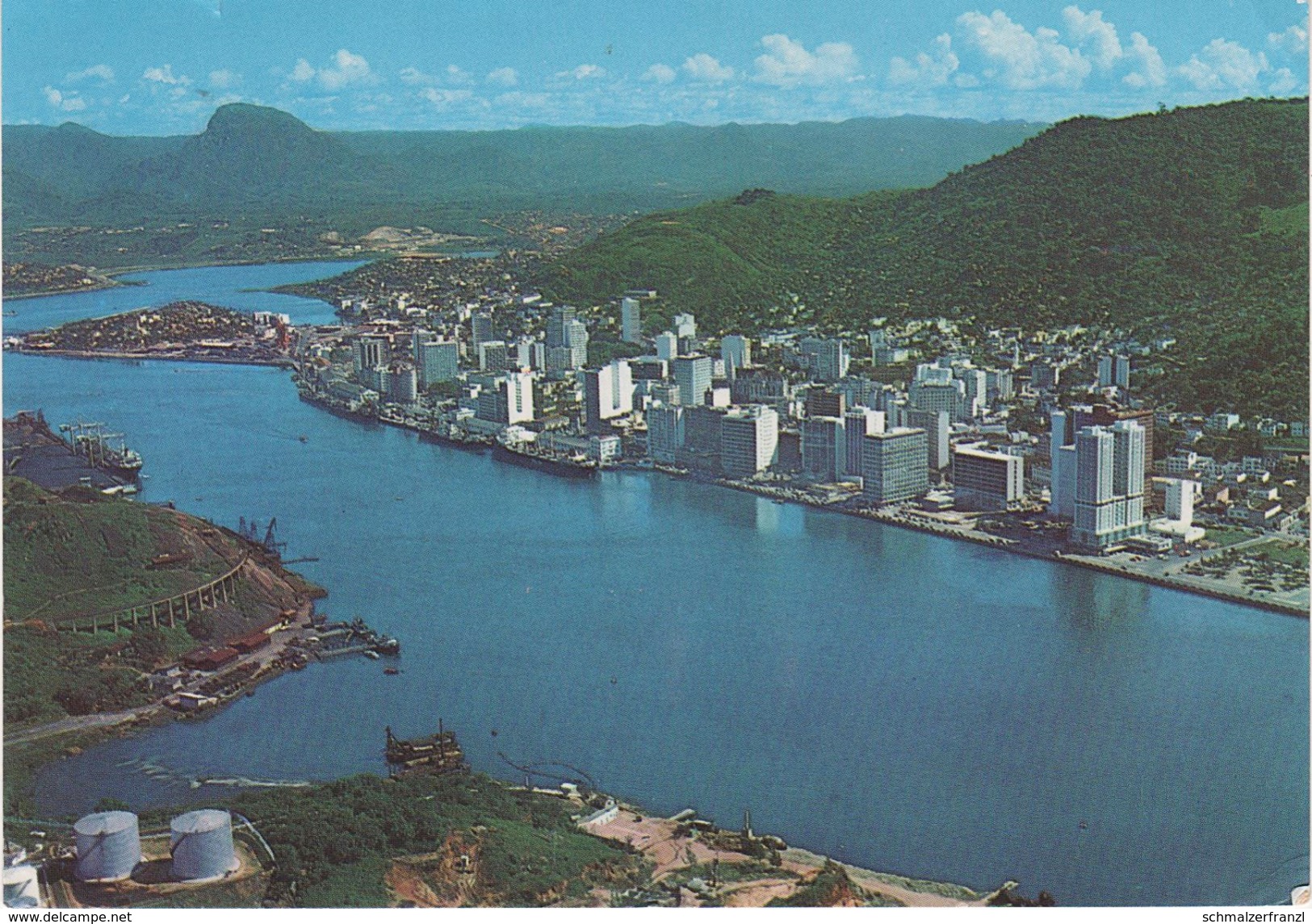 AK Vitoria Vista Aérea Luftbild Fliegeraufnahme Estado Do Espirito Santo A Vila Velha Serra Brasil Brazil Brasilien - Vitória