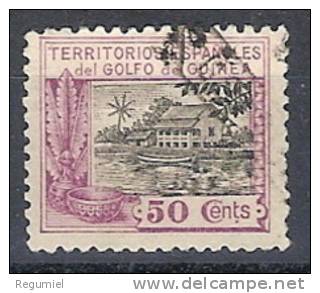Guinea U 174 (o) Casa De Nipa. 1924 - Guinée Espagnole