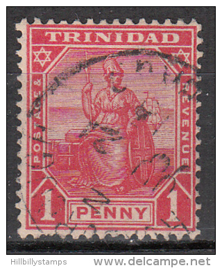 Trinidad   Scott No.   106    Used     Year  1909 - Trinidad Y Tobago