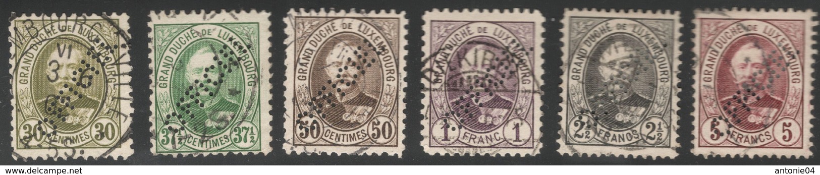 Luxemburg Yvert/Prifix Serv. 90/95 Oblit. TB Sans Défaut  Cote EUR 64 (numéro Du Lot 155OL) - Blocks & Sheetlets & Panes