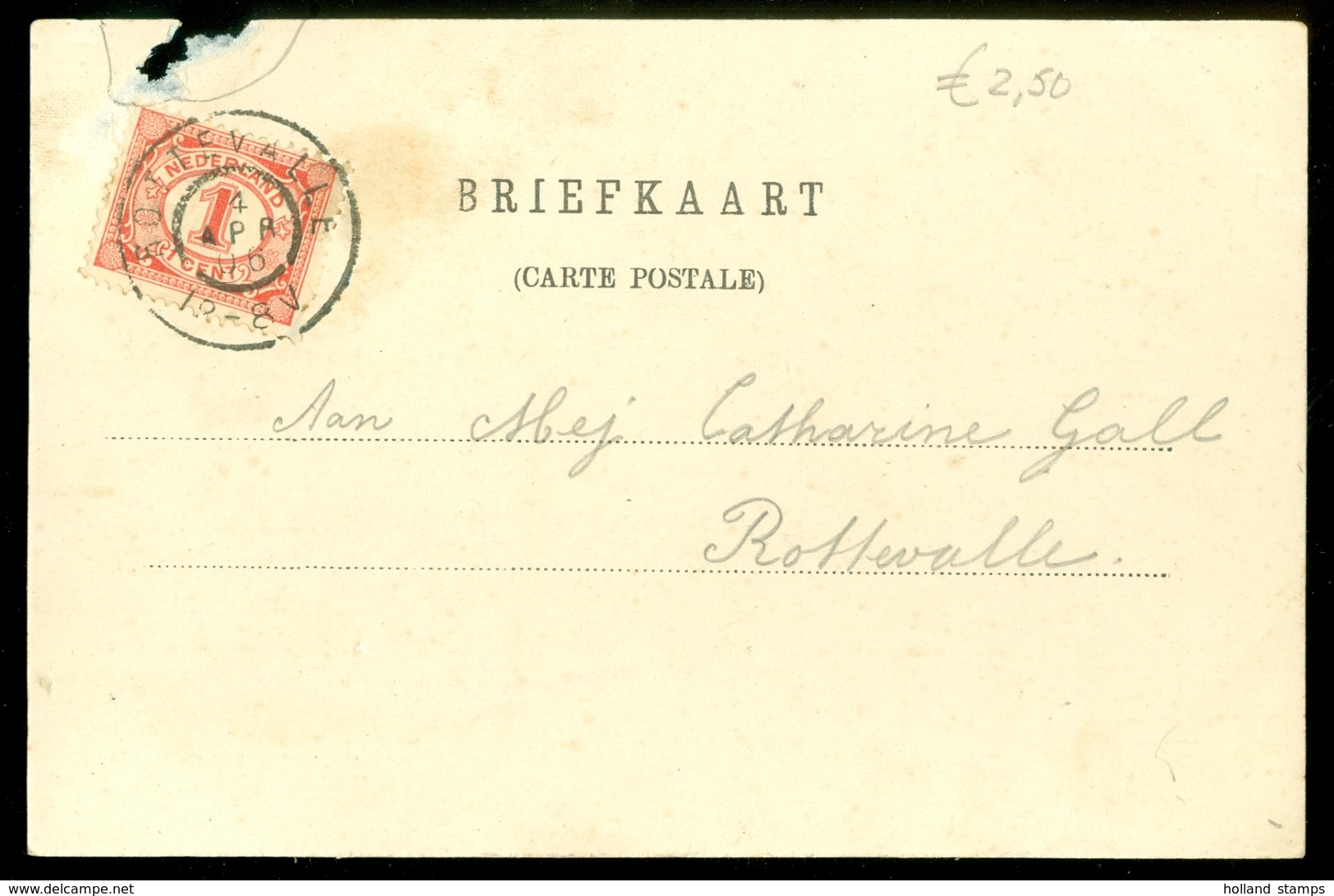 NEDERLAND POSTKAART Uit 1906  * Gelopen Van MARRUM Naar ROTTEVALLE (10.622r) - Brieven En Documenten