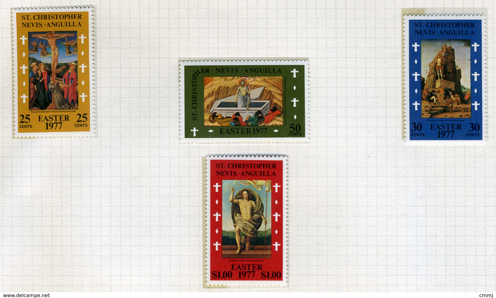 1977 - ST. CHRISTOPHER, NEVIS & ANGUILLA  - Mi. Nr. 328/331 - NH - (CW2427.42) - St.Kitts E Nevis ( 1983-...)