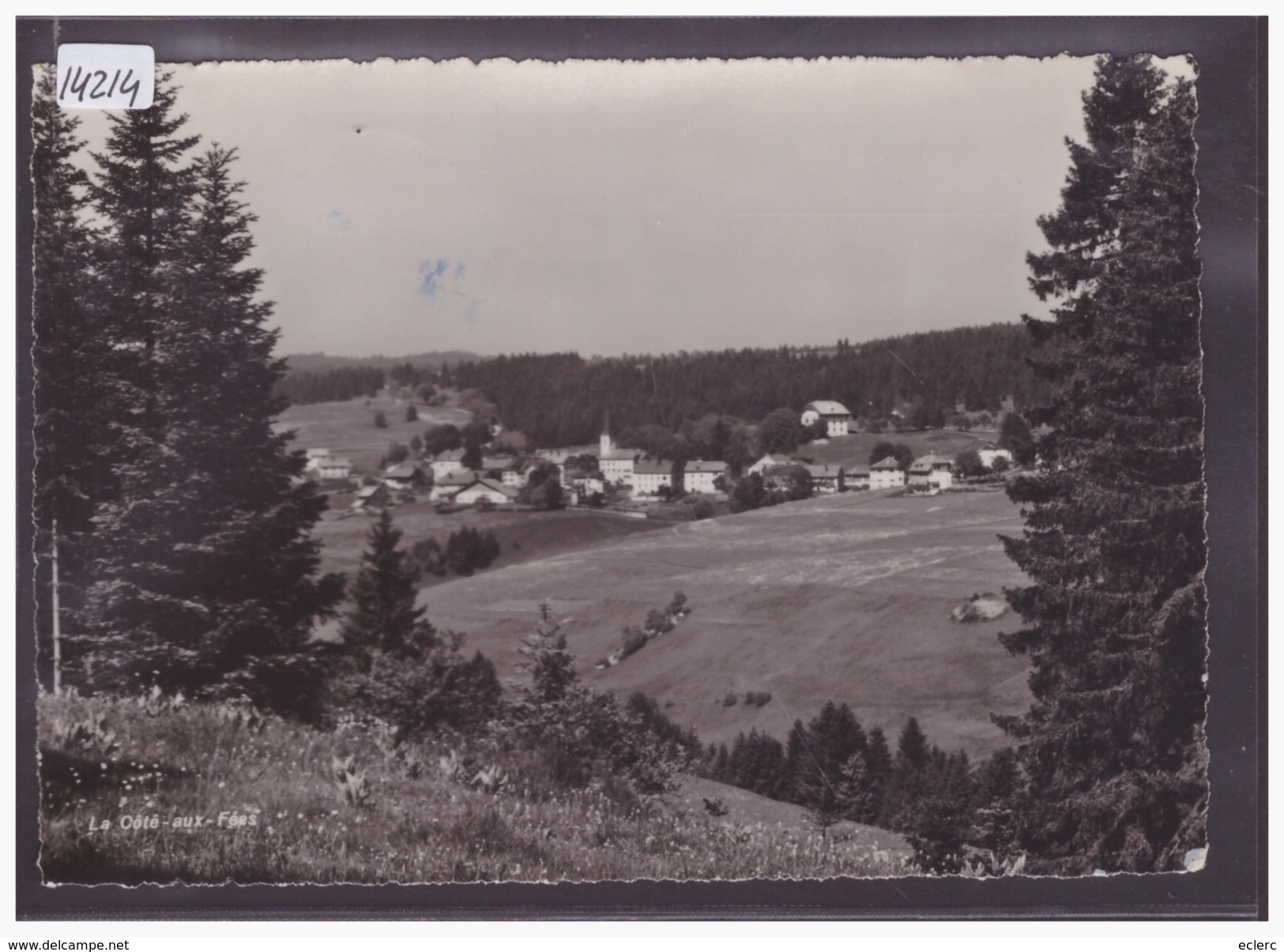 FORMAT 10x15cm - LA CÔTE AUX FEES - AU DOS: FÊTE CANTONALE DE LA CROIX BLEUE - TB - La Côte-aux-Fées