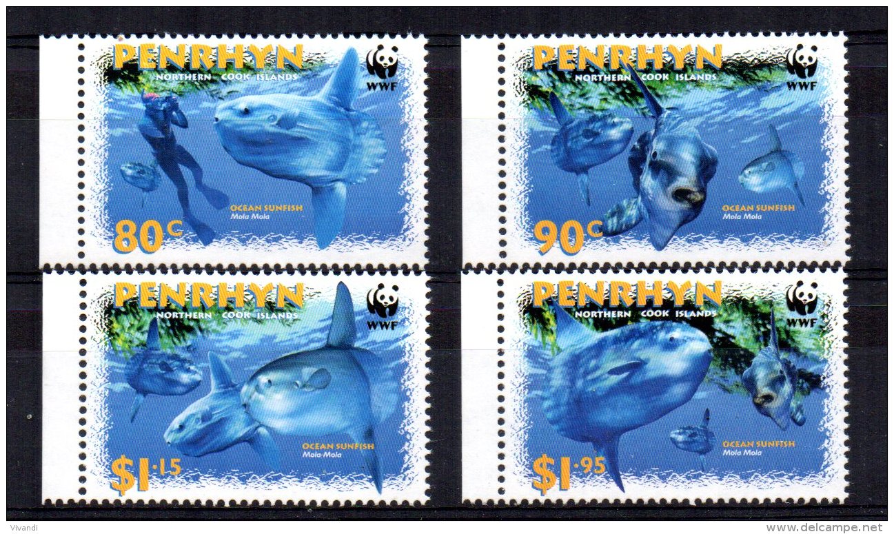 Penrhyn - 2003 - Endangered Species/Ocean Sunfish - MNH - Penrhyn