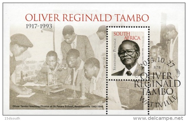 South Africa - 2015 Oliver Tambo MS (o) - Gebraucht