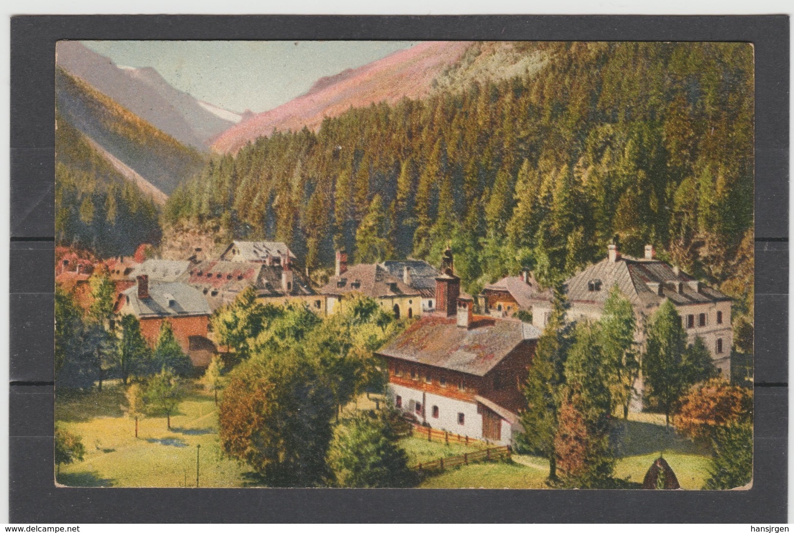 STM632 POSTKARTE JAHR 1909  KÜNSTLERKARTE GASTEIN BÖCKSTEIN GEBRAUCHT SIEHE ABBILDUNG - Böckstein