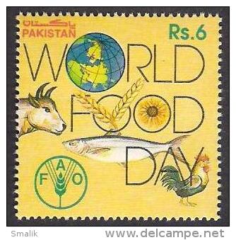 PAKISTAN 1993 World Food Day, FAO Joint Issue With Saudi Arabia 1v MNH - Pakistan