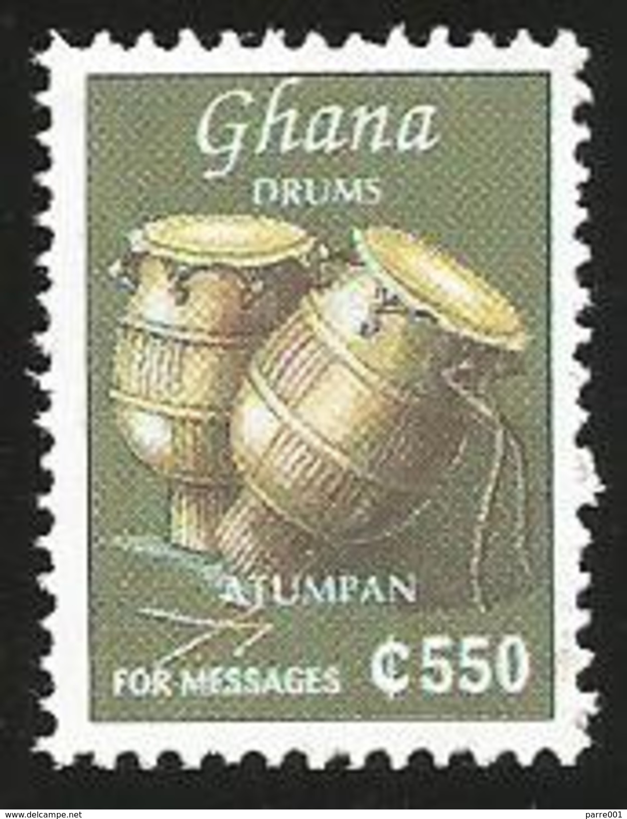 Ghana 1999 Atumpan Drums MNH - Ghana (1957-...)