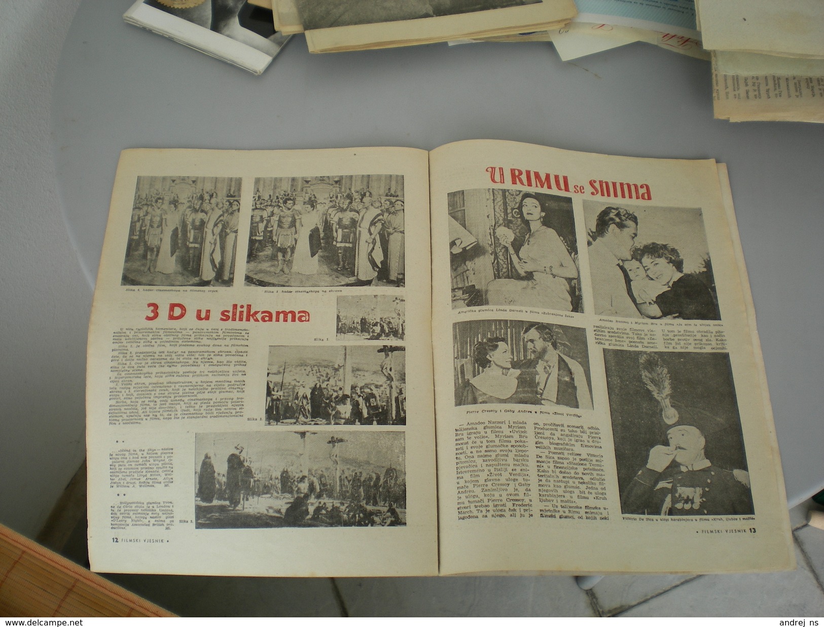 Actors Magazine Filmski Vjesnik 1953 - Scandinavian Languages