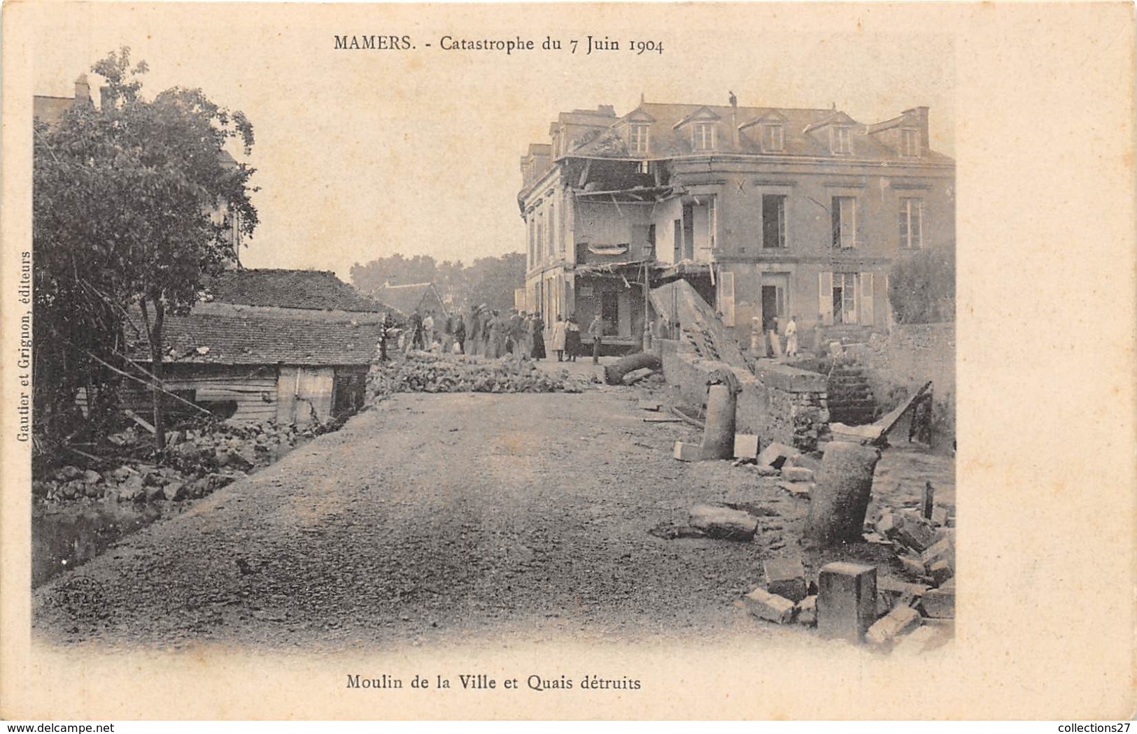 72-MAMERS- CATASTROPHE DU 7 JUIN 1904 - Mamers