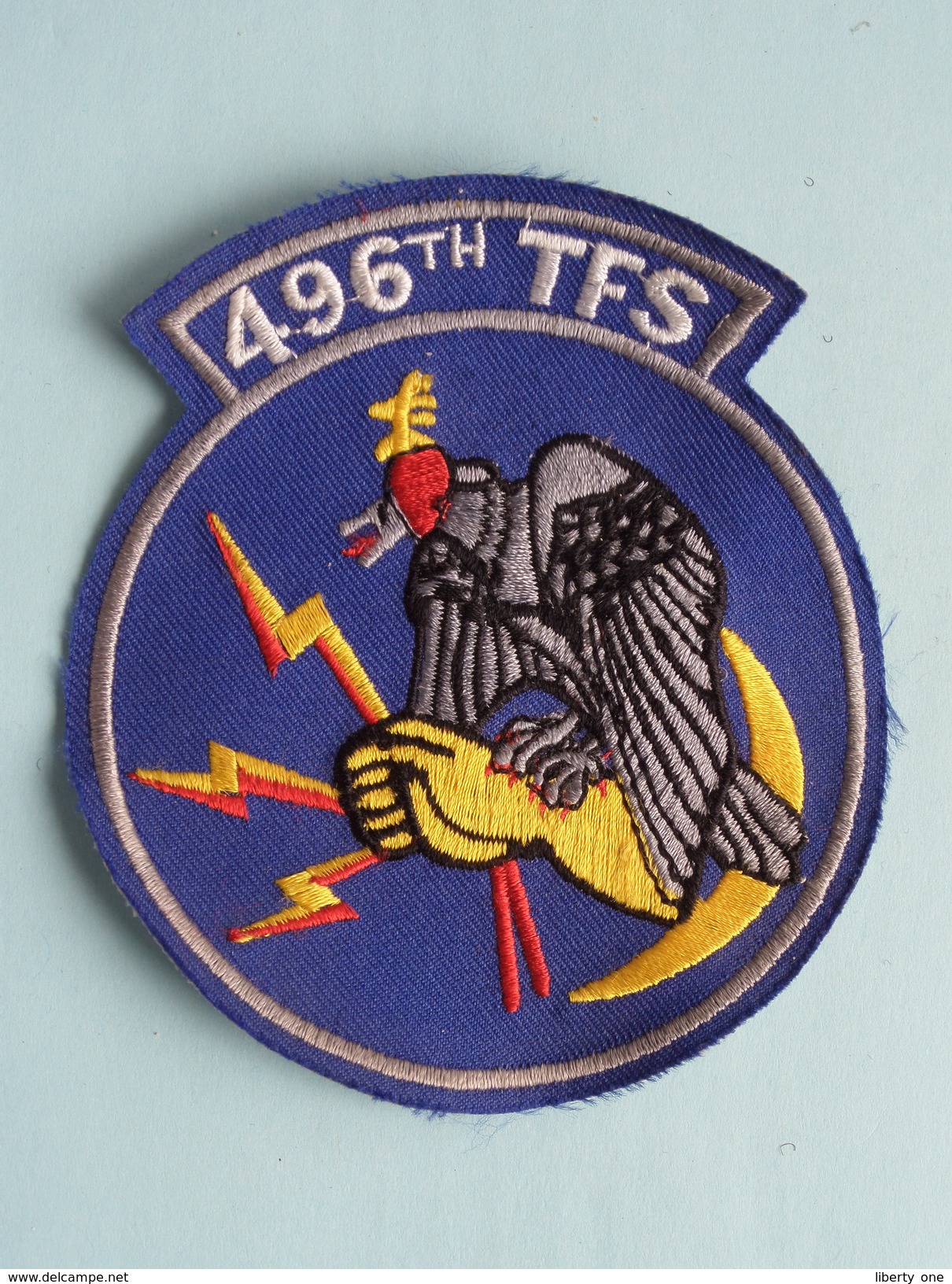 496th TFS ( Details - Zie Foto´s Voor En Achter ) !! - Patches