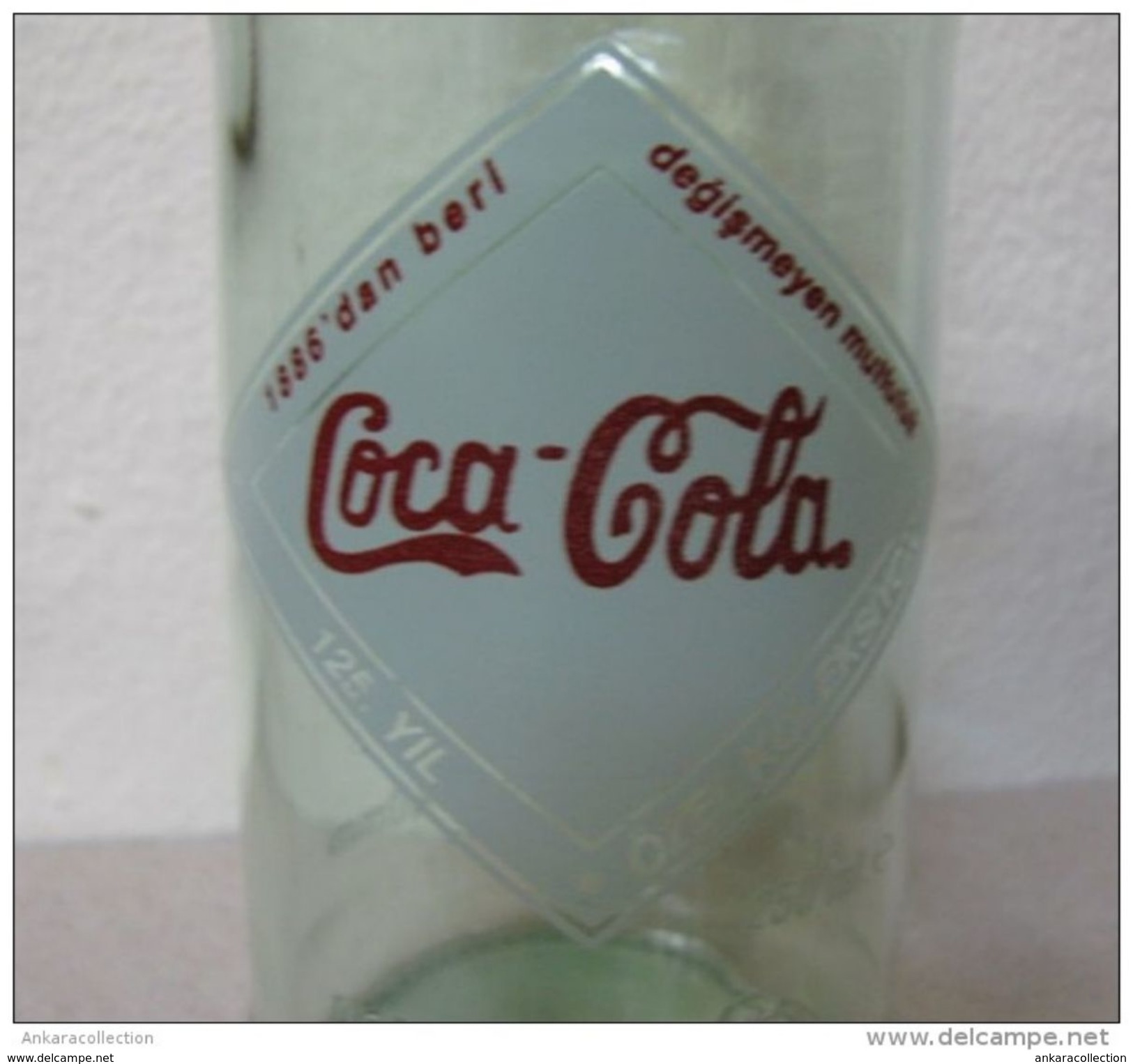 AC - COCA COLA EMPTY GLASS BOTTLE # 4 FROM TURKEY - Bottles