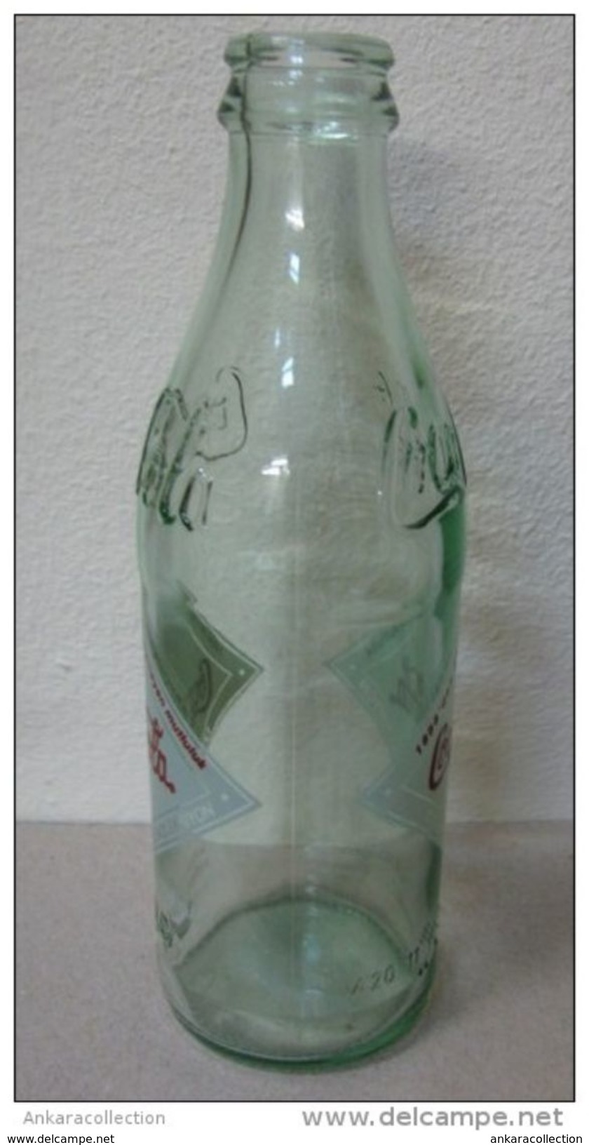 AC - COCA COLA EMPTY GLASS BOTTLE # 4 FROM TURKEY - Flessen