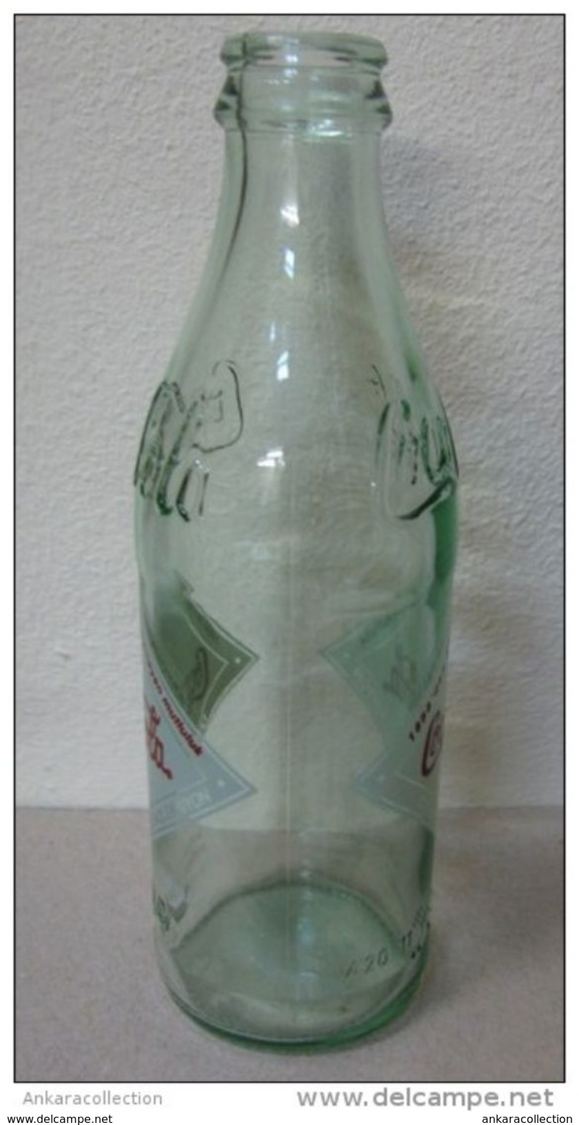 AC - COCA COLA EMPTY GLASS BOTTLE # 4 FROM TURKEY - Bouteilles