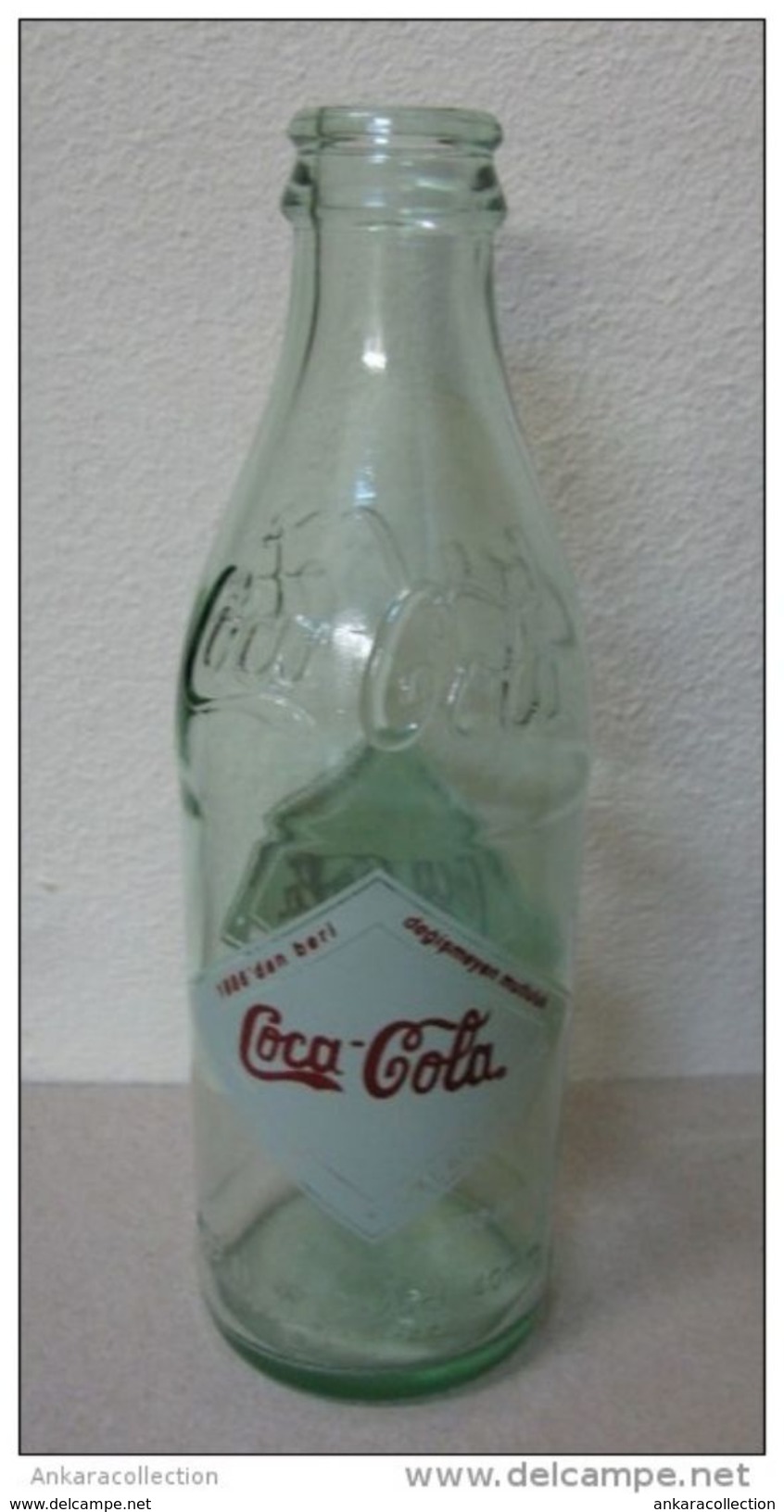 AC - COCA COLA EMPTY GLASS BOTTLE # 4 FROM TURKEY - Bouteilles