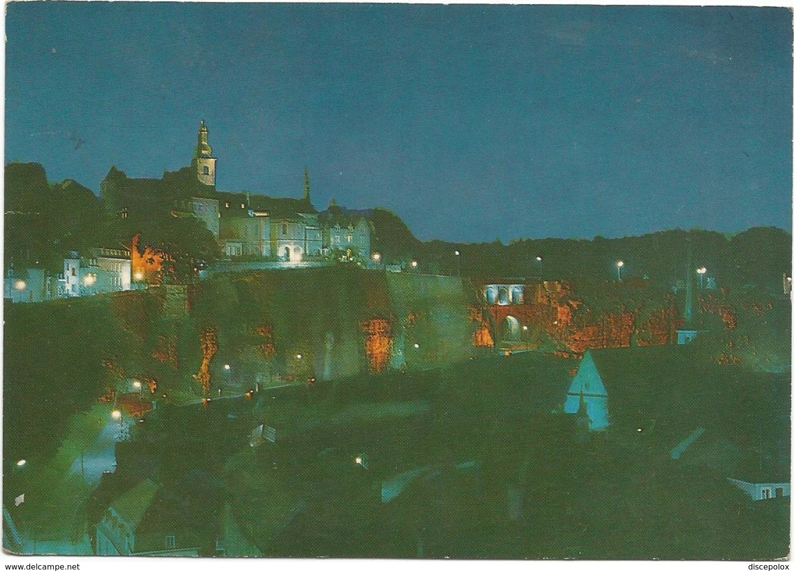 V963 Luxembourg - Illuminations - Nacht Nuit Night Notte Noche / Viaggiata 1971 - Lussemburgo - Città