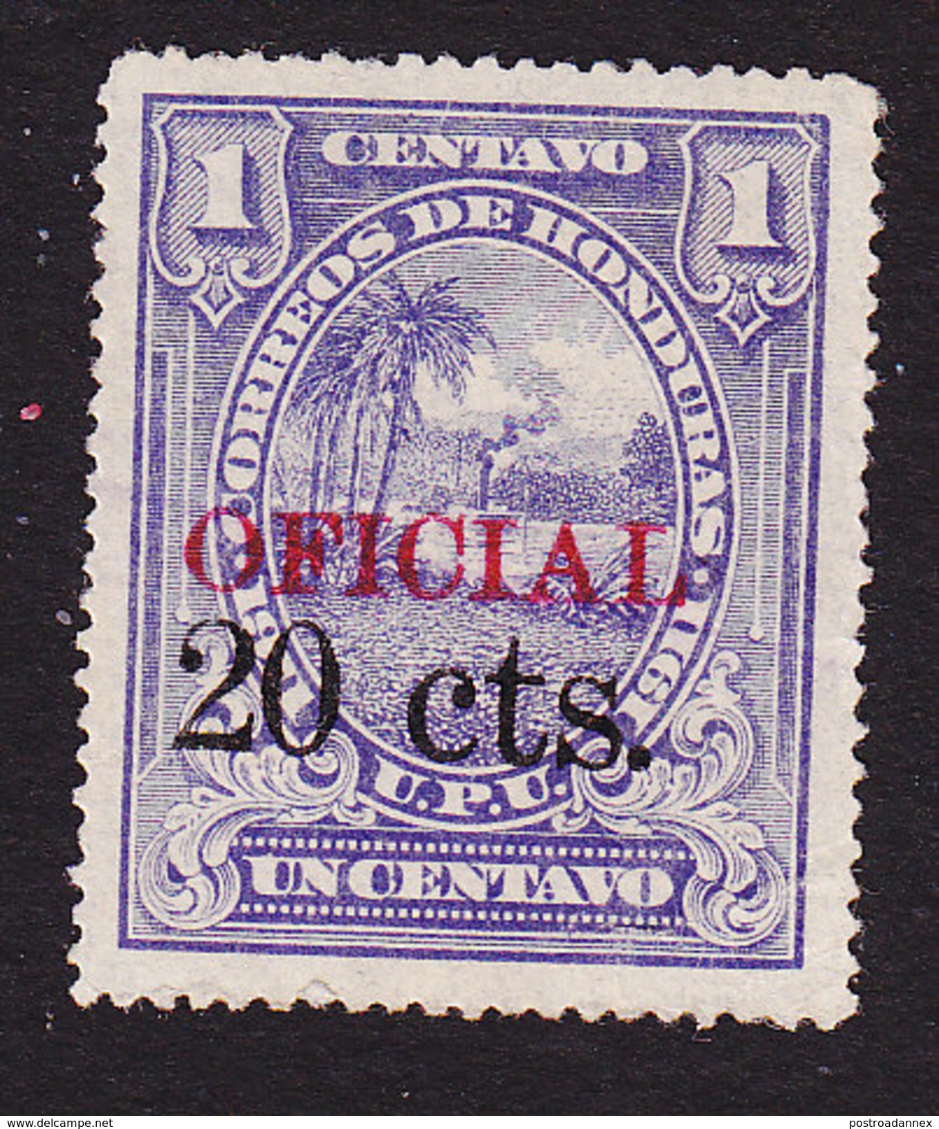 Honduras, Scott #O43, Used, Regular Issued Surcharged, Issued 1913 - Honduras