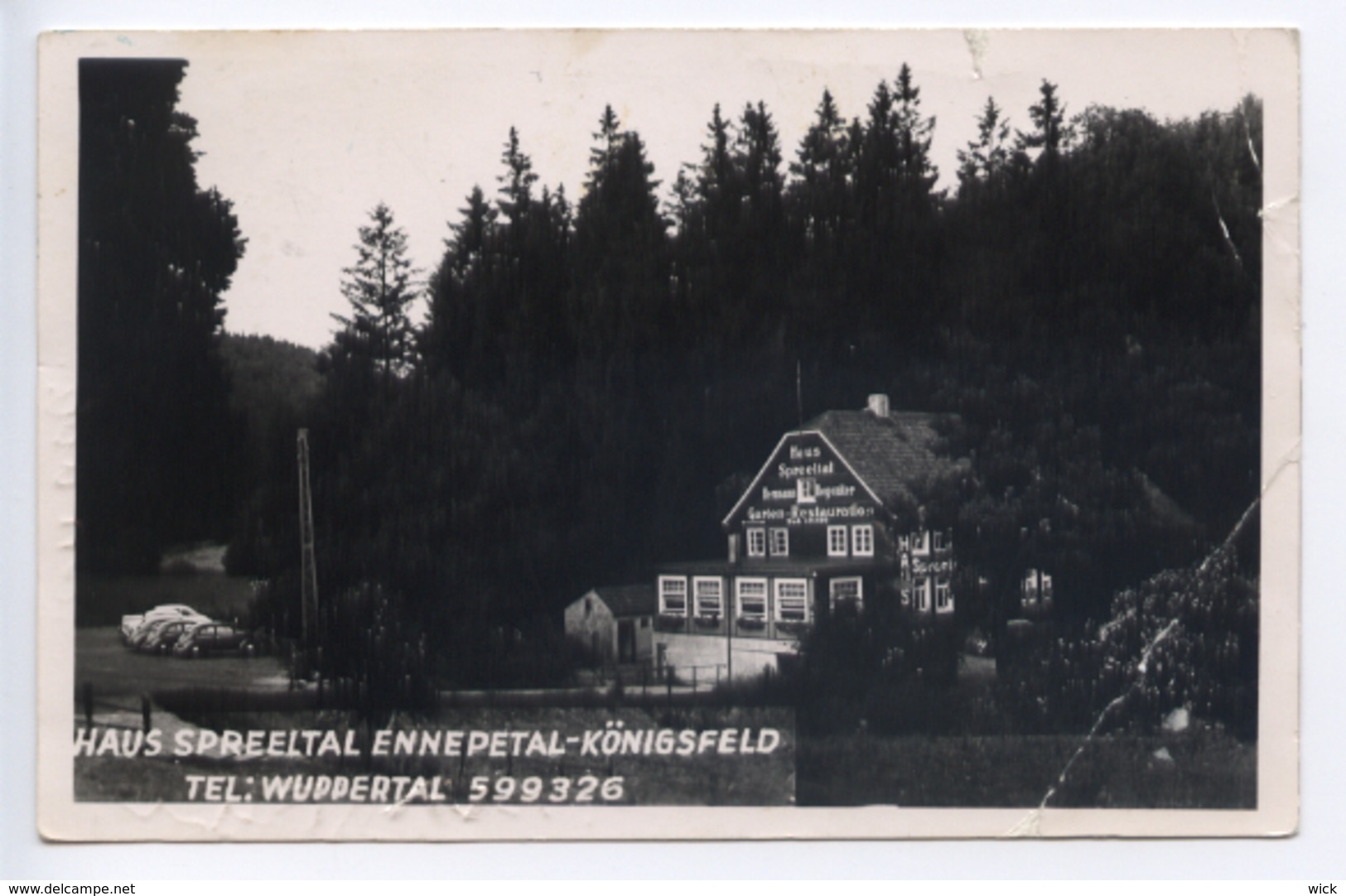 AK Ennepetal-Königsfeld Bei Wuppertal, Ennepetal, Königsfeld -HAUS SPREELTAL -seltene Foto-Ansichtskarte M Sonderstemp - Ennepetal