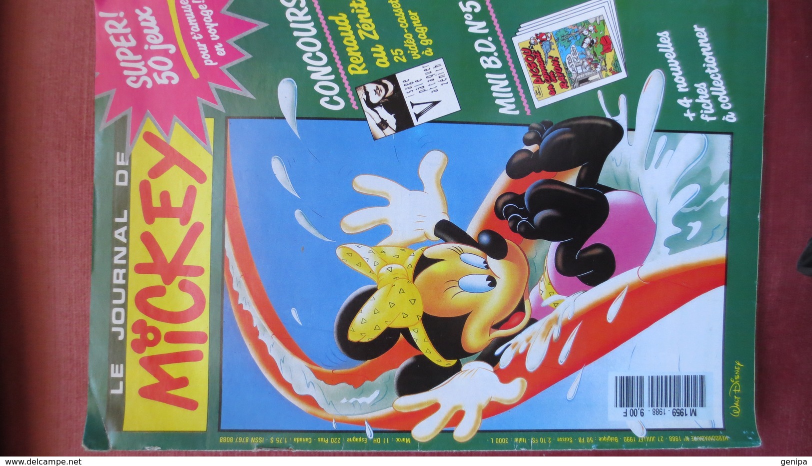 LE JOURNAL DE MICKEY N°1988. ANNEE 1990 - Journal De Mickey