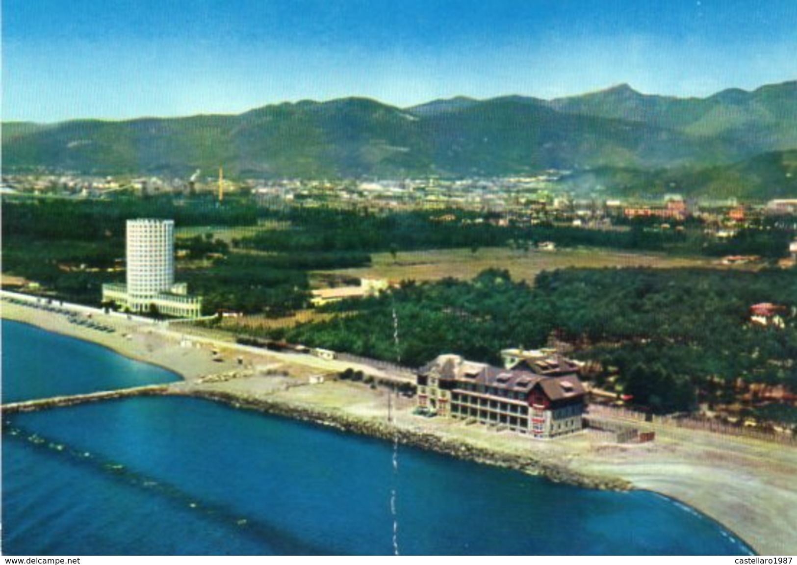 MARINA DI CARRARA Dall'aereo - Colonia Marina Fiat E Alpi Apuane - Carrara