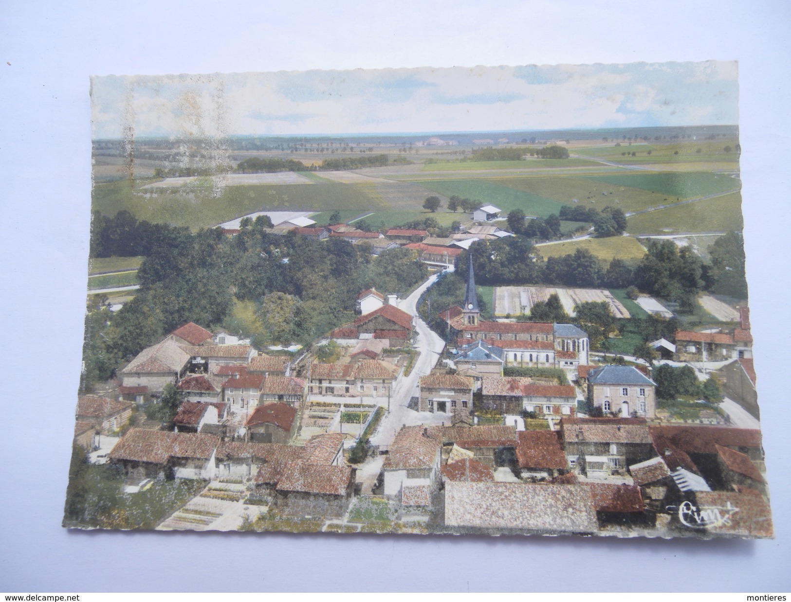 CPSM 51 - MARNE - SOMME VESLE VUE AÉRIENNE - Châlons-sur-Marne